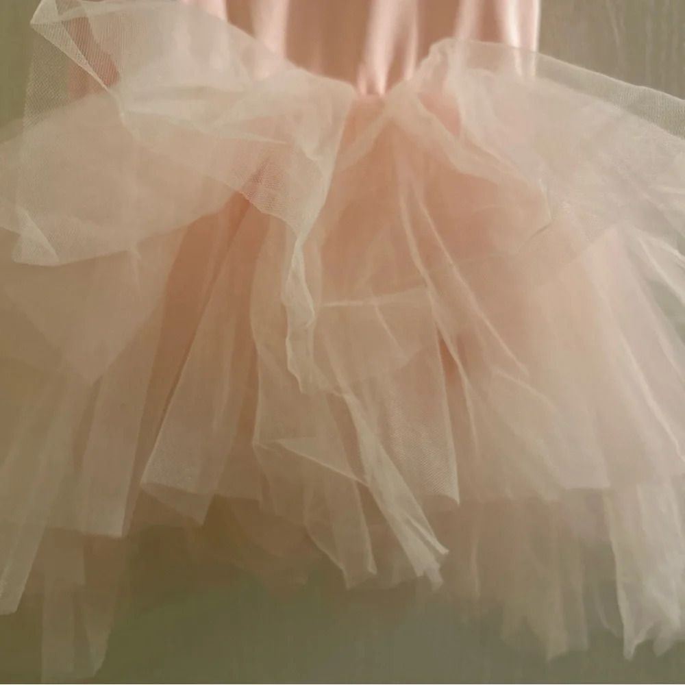 Tutu.kk Pink Body Suit With Easy Changing Access Dance, Ballet, Size XS - Picture 2 of 7